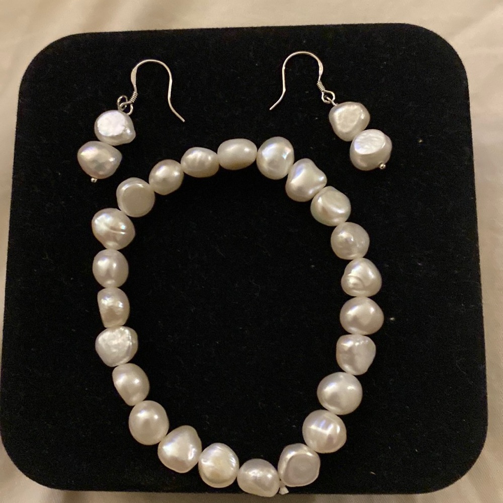 SNH China pearl earring set